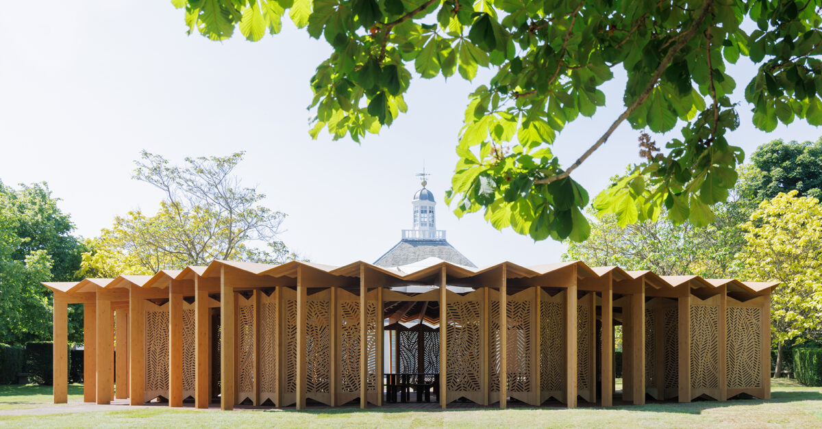 22ND SERPENTINE PAVILION 2023 À TABLE DESIGNED BY LINA